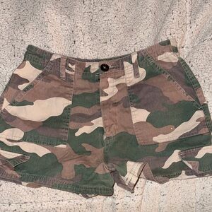 Women's Camouflage Cargo Shorts